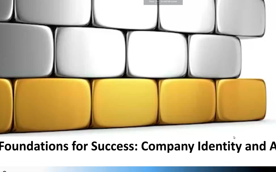 Foundations for Success: Company Identity and Alignment